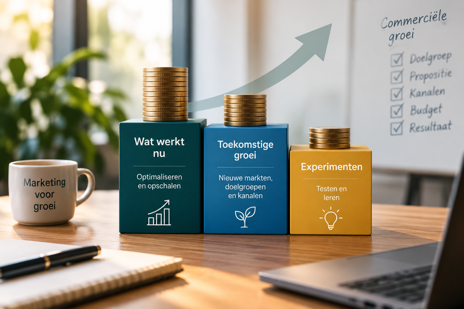 Marketingbudget verdelen voor groei met focus